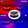 TOPKU 4.7" LED Rotating Beacon Strobe Light with 48 LEDs, Magnetic Suction Cup Base, 12-24V, 80W Power Supply, Brilliantly Bright and Compact (Blue