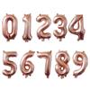42 Inch Number  0-9 Color Large Number 1,Digital For Birthday Party Celebration Decorations Supplies, Foil Number For Wedding Anniversary