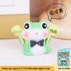 Cute Frog Desk and Car Ornament - 2025 New Style Decompression Decoration