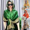 Sun-Resistant Baotou Hat With Buckle Hijab Cap Fashion Sunblock Hooded Shawl  Women