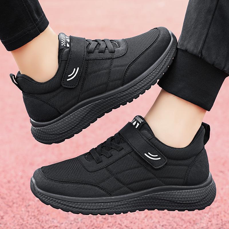 Men Casual Shoes Spring Slip on Walking Shoes Soft Sole Lightweight Hook and Loop Comfortable Everyday Footwear