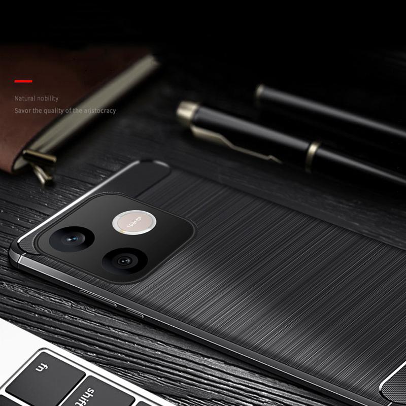 Чехол для Honor 600 Lite Чехол для телефона Матовая текстура Мягкий ТПУ Силикон Искусственная кожа Задняя крышка Для корпуса телефона Honor 600 Lite