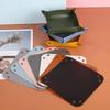Office Storage Appliance PU Leather Storage Tray Desktop Storage Home Decoration
