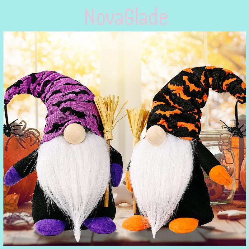 Plush Halloween Gonks Gnome Witch Spider Rudolph Doll For Festive Home Decor