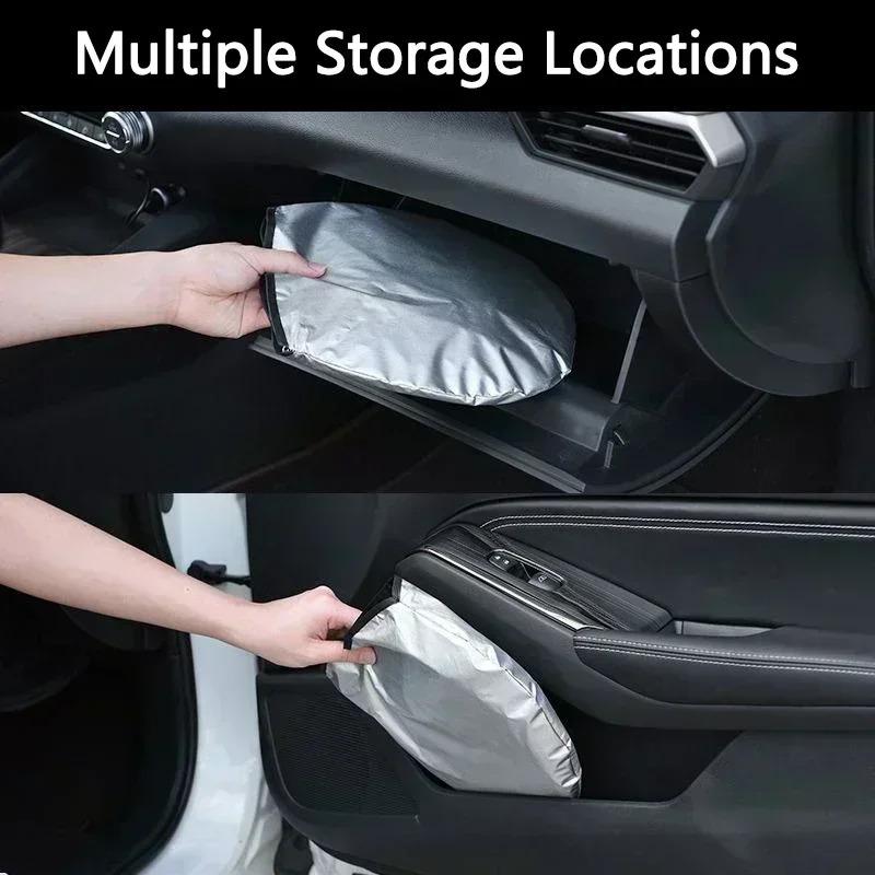 CRL1 Foldable Car Windshield Sun Shade Cover for Front Window Sunscreen UV Protection For Mercedes Benz B/C/E/S A Class C200L GLC CLA