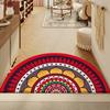 New Retro Style Semi-round Entry Door Mat Home Entry Door Non-slip Carpet Scraping Sand Dust Porch Carpet