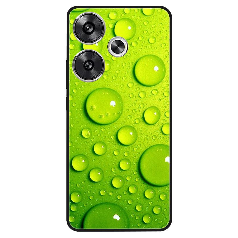 For Xiaomi Poco M6 4G Case Shockproof Soft Silicone TPU Bumper for Poco M6 4G Cover PocoM6 4G 2024 Lovely Luxury Cartoon Fundas