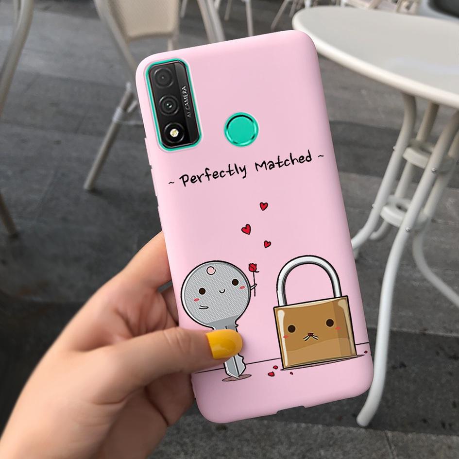 For Funda Huawei P Smart 2020 Case Coque Popular Lavender Flower Phone Case For Huawei P Smart 2020 6.21" Soft Shockproof Bumper