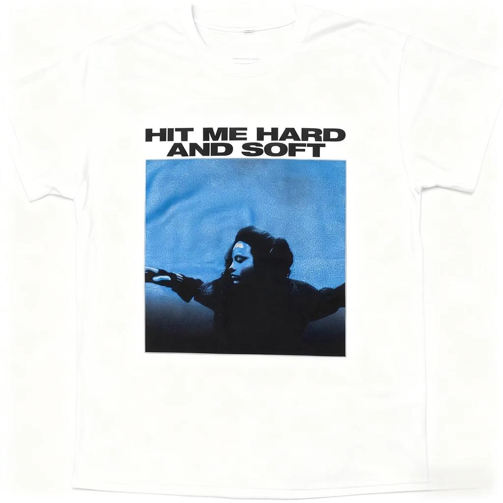 Графический Художественный Портрет Уникальный Дерзкий Стиль Billie Eilish Hit Me Hard Футболка Унисекс Одежда Женская Летняя Новая Футболка