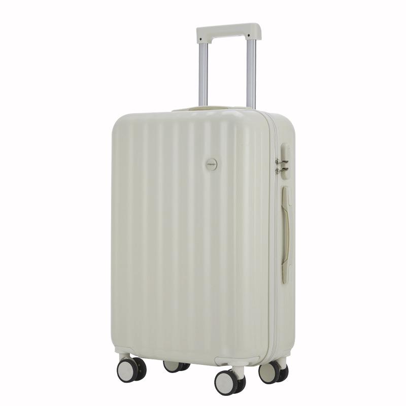 Stylish Japanese Suitcase: Durable, Universal-Wheel Trolley for Men & Women, Leather Finish, Perfect for Students.
