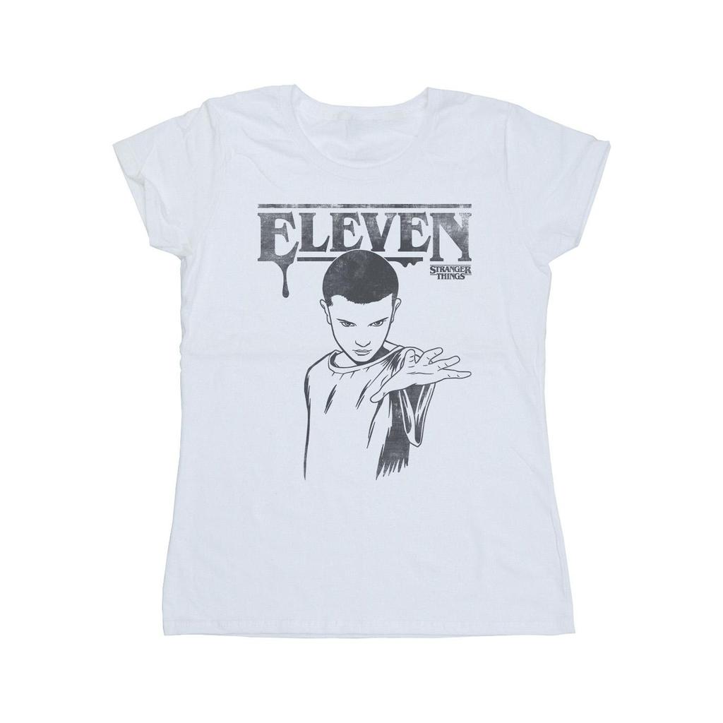 Netflix Womens/Ladies Stranger Things Dark Eleven Cotton T-Shirt