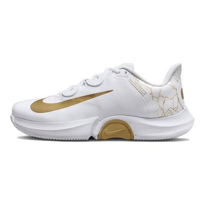Женские кроссовки Naomi Osaka xCourt Air Zoom GP Turbo White Metallic Gold DX0341-100
