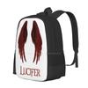 Lucifer Sale Backpack Fashion Bags Luficer Satan Demonio Cristo Serie Scify Sci Fy