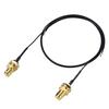 2Pcs WiFi Antenna Extension Cable To RP SMA Male NGFf M. 2 Connector Cable Wire Line Cord 31cm