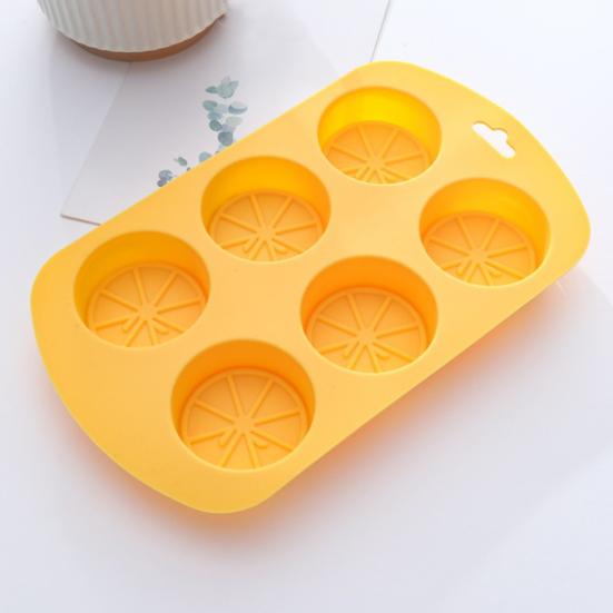 Силиконовая форма для конфет и фруктов на 6 ячеек, простая в использовании, антипригарная, для льда, безопасная для посудомоечной машины, пищевого качества, для шоколада и леденцов
