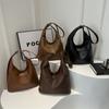Women's New Winter Casual Trendy One-shoulder Crossbody Bag Solid Color Commuter Bucket Bag