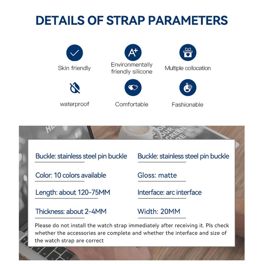 Korlexchi Watch Compatible with Omega and 20mm Watch Accessories Band, Silicone, Moonswatch, X, Swatch, Speedmaster, Unisex, Strap, Waterproof, Soft,