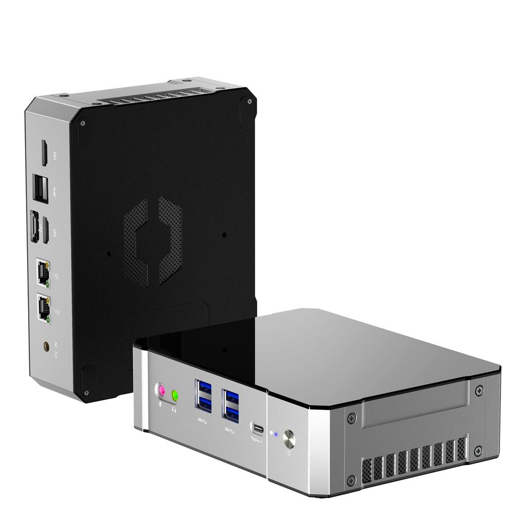 TOPGRO Mini PC 13th Generation Core 32GB SSD Thunderbolt4 Compatible Windows11 Pro 4 Screen Simultaneous Output Small PC i7-13700H DDR5/1TB PCIe4.0