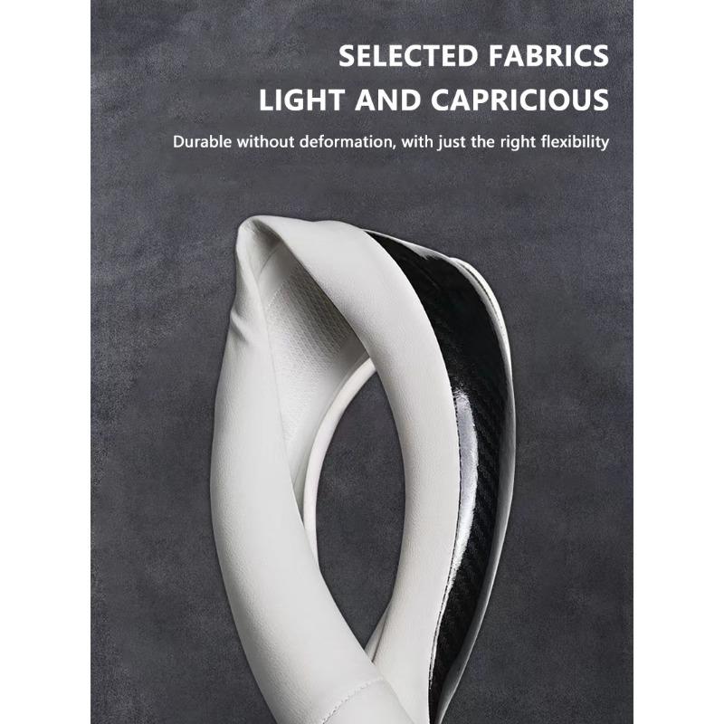 Fashion New Car Leather Carbon Fiber Car Steering Wheel Cover Car Accessories For KIA K5 K9 Sorento Ceed Sportage Carnival Stinger Forte Niro Cadenza