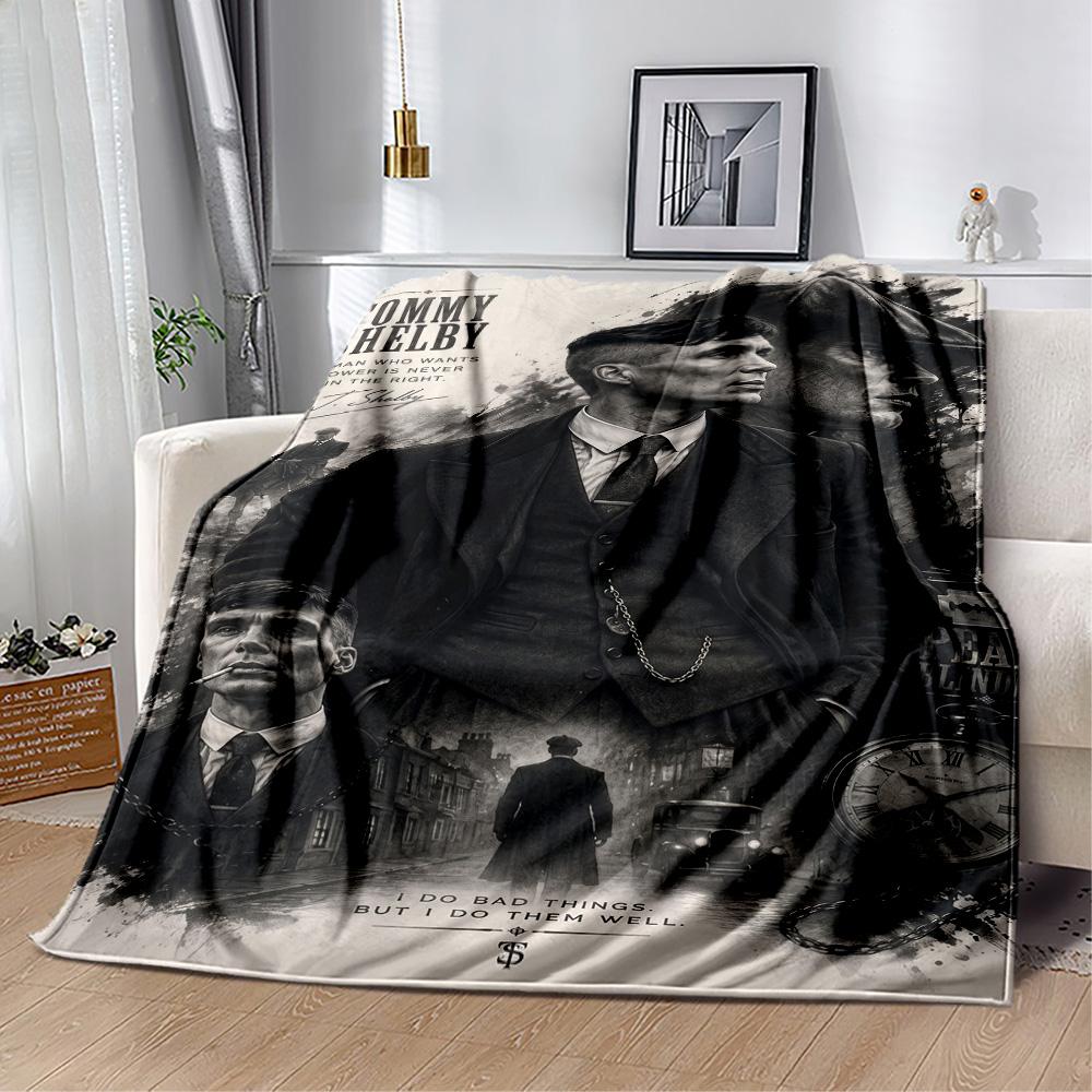 Tommy Shelby's Legacy Blanket Soft Warm Cozy Great for Picnics Office Chair Couch Four Seasons Multipurpose Stylish Decor