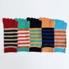 1/5 Pairs Men Ankle Toe Socks Pure Cotton Striped Bright Color Anti-Bacterial Breathable Boat Five Finger Socks Boy 4 Seasons