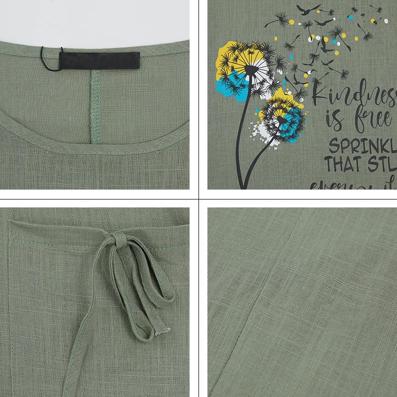 Летняя женская футболка Astrid, новинка 2023 года, хлопково-льняной топ, футболка большого размера с короткими рукавами, модный узор, женская одежда с буквенным принтом