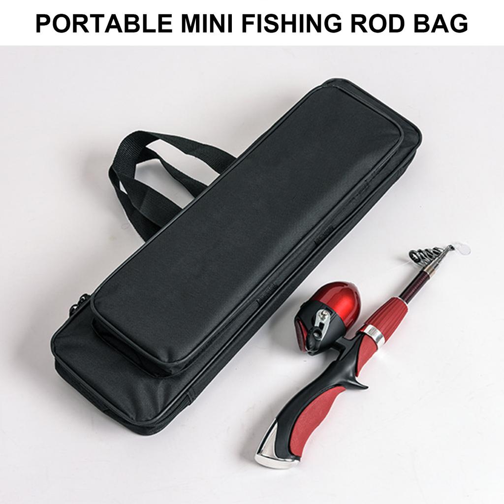 Чехол для переноски удочек и катушек, сумка-органайзер для хранения удочек для рыбалки на открытом воздухе, портативная сумка для рыболовных снастей из ткани Оксфорд