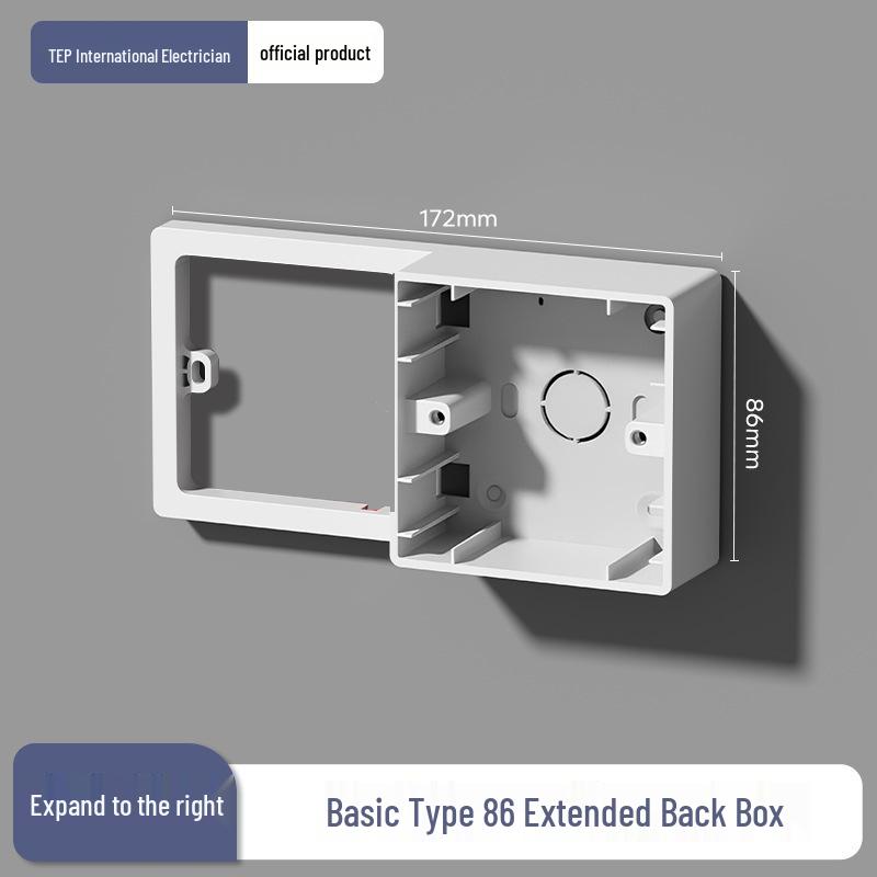 86 Type Multi-functional Five-Hole Wall Socket Converter with Switch and Power Strip