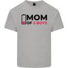 Mom of Two Boys Funny Mothers Day Unisexs Light Cotton TShirt