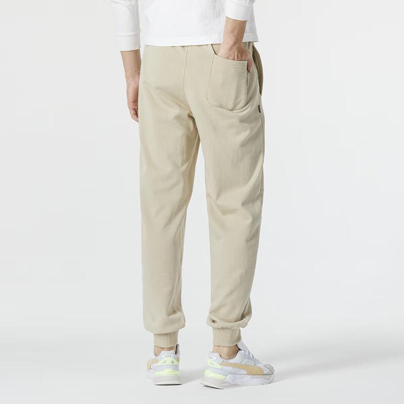 Puma Новогодние однотонные эластичные резинки на талии для бега, зауженные трикотажные спортивные брюки унисекс цвета хаки 625837-90