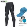 Cycling Pants WOSAWE Men's Cycling Tights 3D Gel Padded MTB Team Bike Riding Pants
