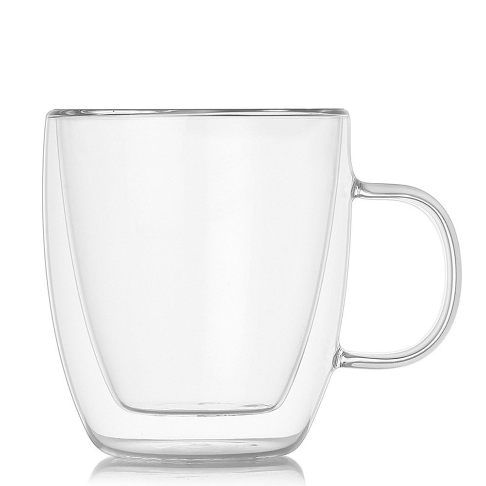 Cappuccino Latte for Juice Milk Glass Cup Coffee Mug Tea Cup Dinking Glasses Insulated Glass Cup