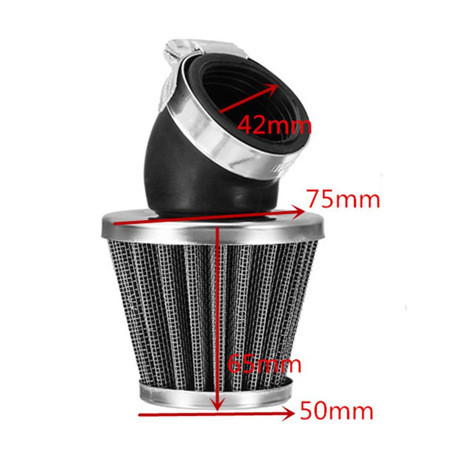 4Pcs New Motorcycle Air Filter 42mm Universal Fit For 50cc 110cc 125cc 140cc Motorcycle ATV Scooter Pit Dirt Bike