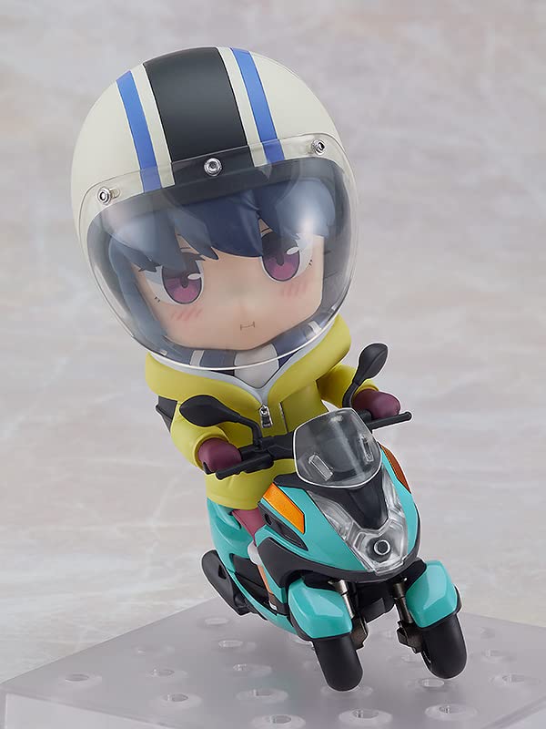 Nendoroid Shima Rin Bike Пластиковая окрашенная подвижная фигурка G12909 Yurucamp Трехколесная версия. Немасштабируемый
