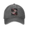 Korn Rock Band Logo Washed Denim Cap Casual Baseball Caps Adjustable Hat Summer Unisex Baseball Hats