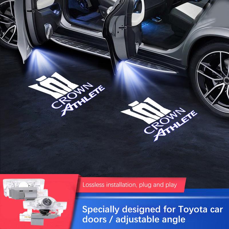 Car Door Welcome Light Led HD Projector Lamp Courtesy Light For Toyota Crown JZS171 JZS171W JZX175 JZX171 GRS200 GRS181 GRS182 SE0 5d