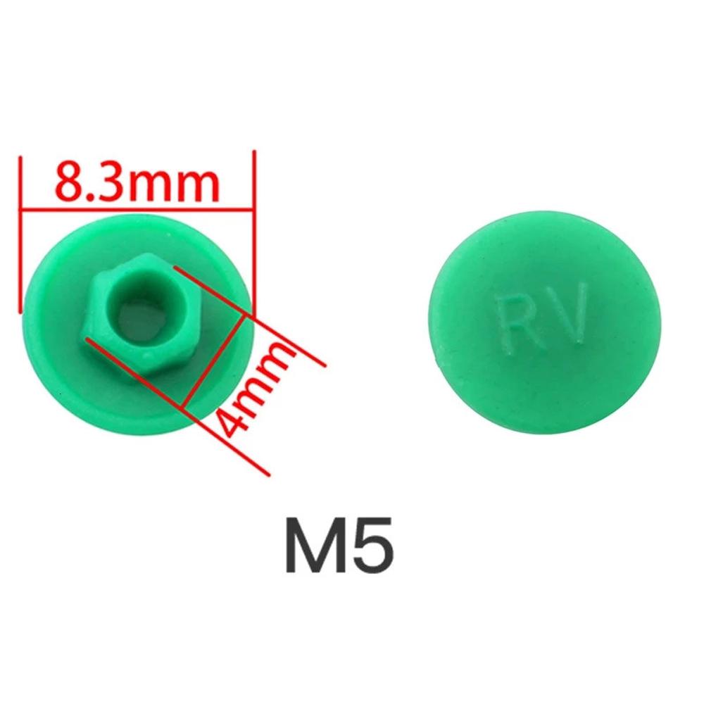 Bicycle Stem Protective Mountain Bike M5 Screw Dust-Proof Bike Headset Stem Hexagon Screws Cap Screw Caps Hexagon Bolt Cover