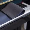 Dark Blue Color Piano Dust Cover Microfiber Suede Piano Keyboard Cover  For 88 Keys Piano