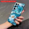 2DFlat Samsung phone case Azure Dragon & Lotus Water Art Phone Case Applicable to Galaxy S22 S23 S24 S25ULTRA S26 A12 A13 A14 A15 A16