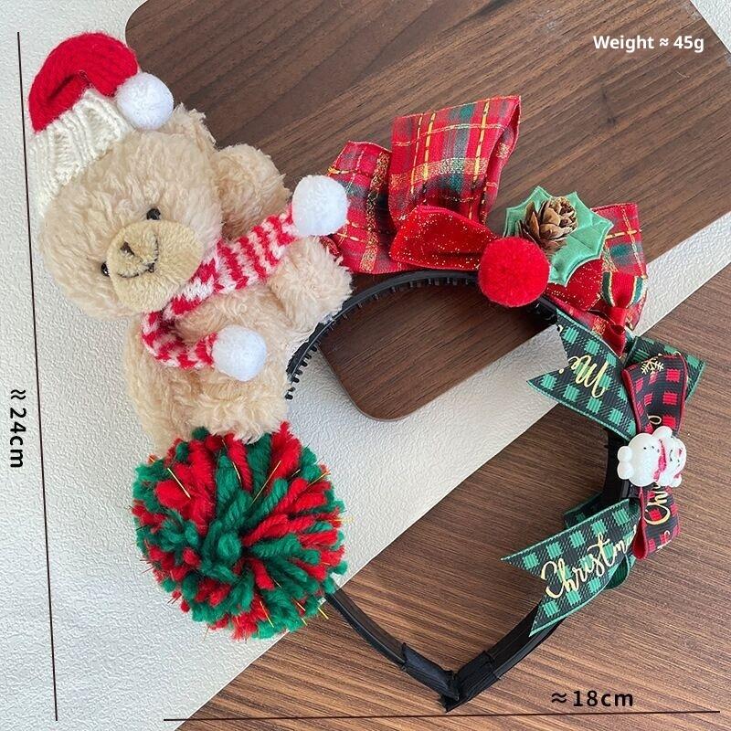 1 шт. Ободок с оленьими рогами Рождественские и пасхальные ободки для вечеринок Ободок с оленьими рогами с колокольчиками Милый ободок с оленьими ушками