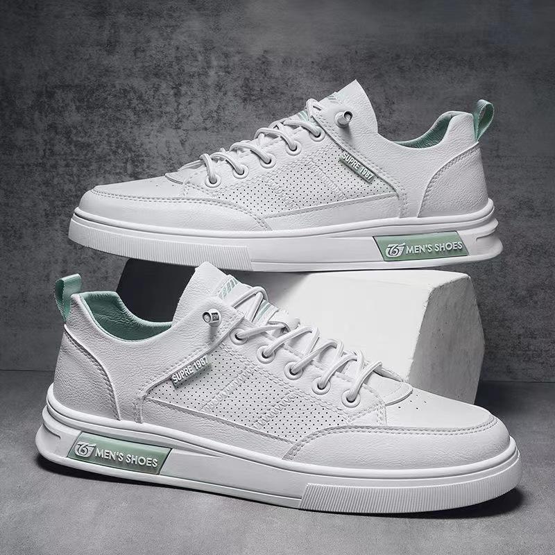 Модные молодежные универсальные кроссовки для сноуборда, трендовые мужские туфли, дышащие перфорированные туфли на одну ногу со стременем на плоской подошве белого цвета