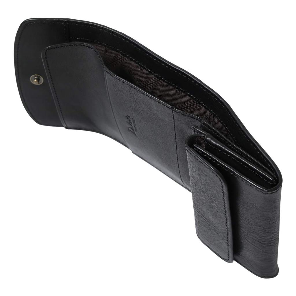 Dakota Black Label Minimo Мужской компактный кошелек трифолд, Натуральная кожа, Черный, BL-627601-10