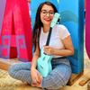enya Nova U Concert Ukulele Enya Ukulele Beginner Set Includes Capo and Spare Strings 23-inch (Carbon Fiber) Case, Strap, (Blue)