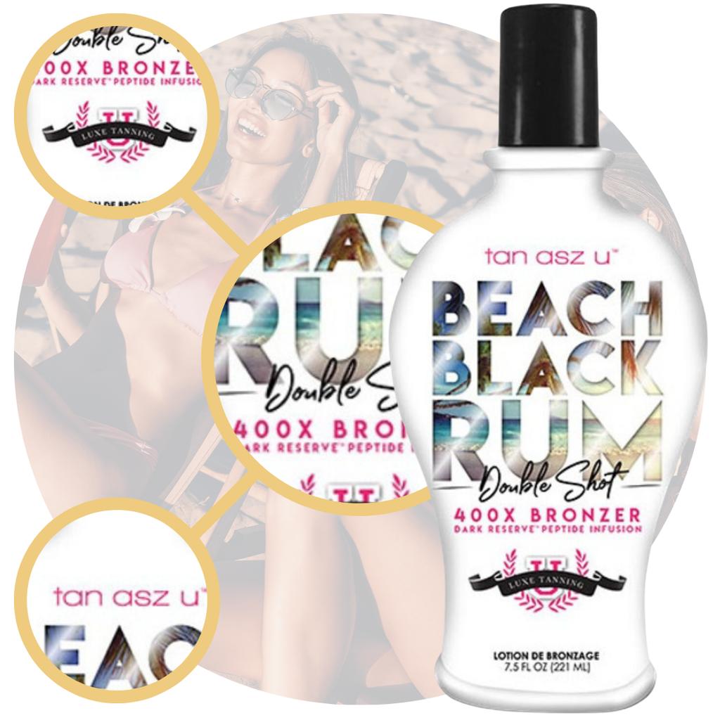 Tan asz u beach black rum 400x bronzer 221ml