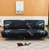 Modern Armless Folding Sofa Bed Cover Plaid Elastic Futon Large Seat Sofa Slipcovers Bedspread for Living Room Without Arms