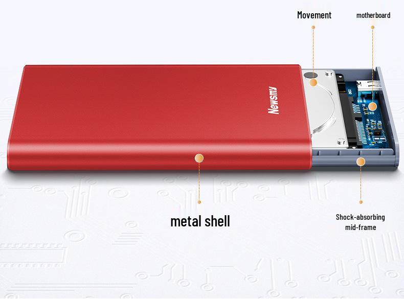 Newman Mingyue Высокоскоростной портативный внешний жесткий диск USB 3.2 1 ТБ/500 ГБ для ПК и телефона