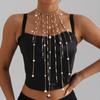 Fairy Pearl Tassel Body Chain Accessory Chain Exaggerated Cos Cosplay Uniform Necklace Babes