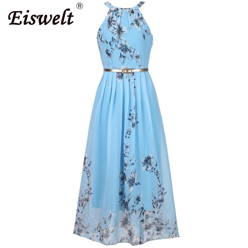 Шифоновое длинное платье с цветочным принтом, женские платья, сексуальное повседневное пляжное платье