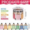 Cuttable Bulletin Board Border 10m/Roll Chalkboard Border Decorative Trim Roll  Teacher Supplies