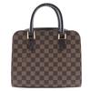 Triana Handbag N51155 Brown Damier Canvas Women Used